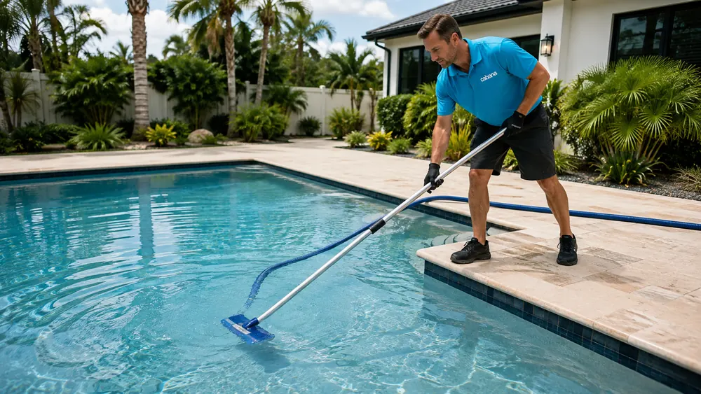 Manually Vacuum Pool Surfaces